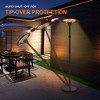 ZACHVO 3 Heat Settings (MAX 1500W) Adjustable Electric Patio Heater with Remote Control, Height Adjustable, IPX4 Shower Proof - 2 of 4