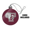 Fordham University Primary Logo Acrylic Christmas Tree Holiday Ornament - 3 of 4