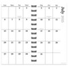 TF Publishing July 2025 - June 2026 Grass Green Small Weekly Monthly Planner - 2 of 4
