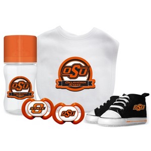 Baby Fanatic Officially Licensed 5 Piece Unisex Gift Set - NCAA Oklahoma State Cowboys - 1 of 3