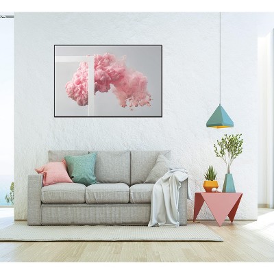 Whiteline Modern Living Candy 48"x32" Canvas Wall Art, Black PS Frame