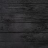 Sunnydaze Weather-Resistant Outdoor Side Table with Faux Wood Plank Tabletop - 16.5" Square - Black - 4 of 4