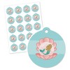 Big Dot of Happiness Let's Be Mermaids - Baby Shower or Birthday Party Favor Gift Tags (Set of 20) - 2 of 4