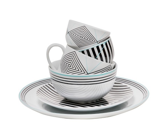 Cheeky&#174; Memphis Porcelain Dinnerware Collection