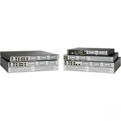 Cisco 4331 Router - 3 Ports - Management Port - 6 Slots - Gigabit Ethernet - 1U - Rack-mountable, Wall Mountable
