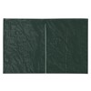 vidaXL Party Tent Sidewall 2 pcs with Zipper PE Green - 3 of 4