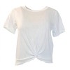 Women's Knot Hem Crewneck Tee - bobi - 2 of 3