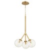 Quorum Lighting Rovi 3 - Light Pendant in  Aged Brass - 4 of 4