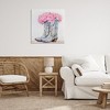 Stupell Industries Floral Shimmering Cowgirl Boot Canvas Wall Art - 2 of 4