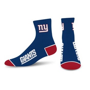 NFL New York Giants Around the Bend Quarter Socks - 1 of 3