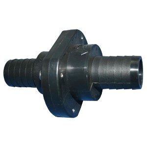 T-H Marine Double Barb Inline Scupper Check Valve - 1-1/8" - Black Boat Equipment - ILS1200DP - 1 of 1