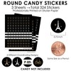 Big Dot of Happiness Stars Over Paris - Parisian Themed Party Small Round Candy Stickers - Party Favor Labels - 324 Count - 3 of 4
