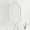 CAVINAS 20"x33" Oval Bathroom Mirror,Aluminum Alloy Frame Bathroom Vanity Mirrors,Wall Mounted Mirror for Over Sink,Bedroom,Hallway,Entryway - 2 of 4