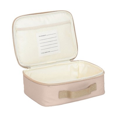 Taupe Insulated Recycled Fabric Kids Lunch Bag