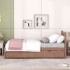 Whisen Modern Design Wooden Twin Size Platform Bed Frame with 2 Drawers/ Trundle - 3 of 4