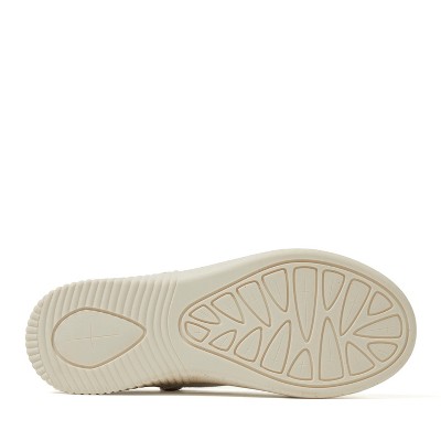 Женские кроссовки Dearfoams Women's Lila Mule Slip-On Sneaker - Cream Size 10 — фото 5