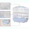 20.5" Portable Travel Bird Cage w/Handle, Perch, Pole & Feeder - for Lovebirds, Cockatiels, Canaries & Small Parrots - 3 of 4