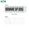 Unique Bargains Indoor Outdoor Yard Home Acrylic Self-adhesive Durable Beware of Dog Sign 3x9 Inch - 3 of 4