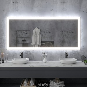 Black Framed LED Mirror - 1 of 4