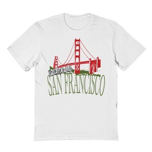 Rerun Island Men's Cali San Francisco Short Sleeve Graphic Cotton T-Shirt - 1 of 2