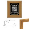 Cardinali Plein Air, Gold 12x16" Picture Frame with Acrylic Glazing & Cardboard Backing, for Photography or Canvas Frame, 3 Wide Moulding, 1/2 Rabbet - 3 of 4