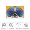 Trademark Fine Art - Donald Jusa Fly On Yellow Matted Framed Art - 4 of 4