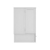 Keloyid Haimyy Solid Wood Frame Queen Murphy Bed Chest with Built-in Charger and Strong Drawer - 4 of 4