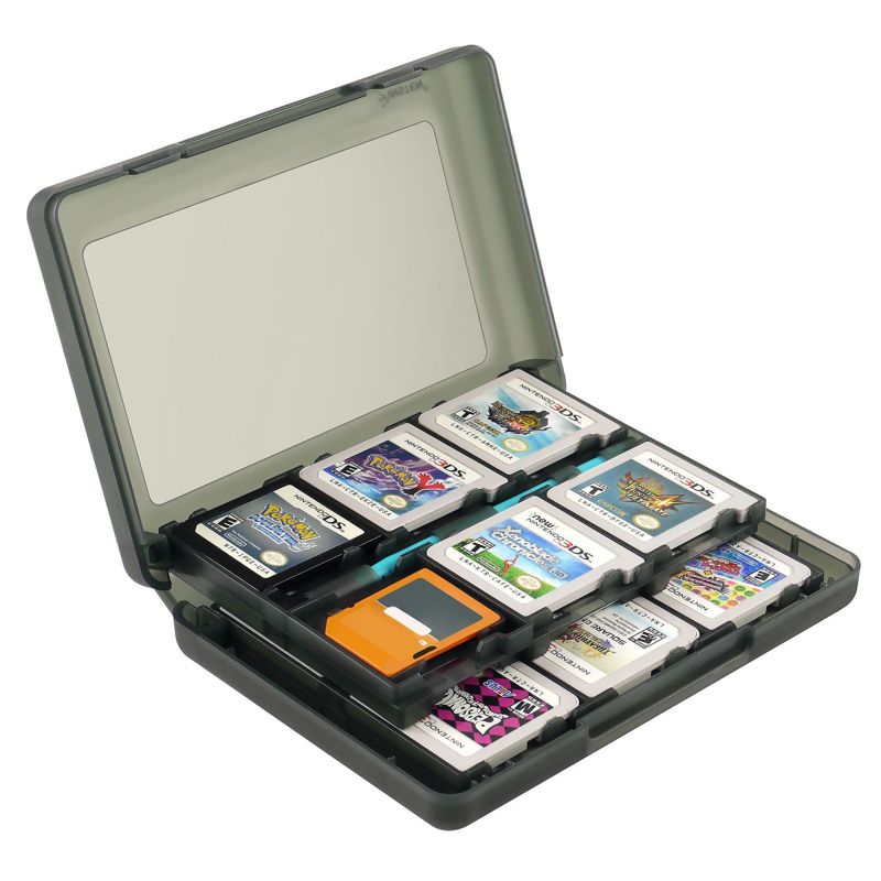 Insten 24-in-1 Game Card Case For Nintendo NEW 3DS / 3DS / DSi / DSi XL DSi LL / 3DS XL LL / DS / DS Lite NDS Game Storage Holder Smoke, 3 of 7