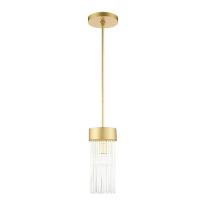 Livex Lighting Norwich 1 - Light Pendant in  Soft Gold - 1 of 4