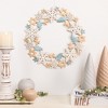 Northlight Snowflake Cut-Out Wooden Christmas Wreath - 15.75" - Unlit - 3 of 4