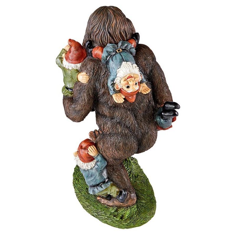 Design Toscano Schlepping The Garden Gnomes Bigfoot Statue, 2 of 6