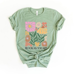 Simply Sage Market Women's Boho Bloom As You Are  Short Sleeve Graphic Tee - 1 of 4