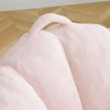 Sapphtopaz 2 PCS Bean Bag Chair with Footstool, Big Shell-Shaped Sofa Bed, Bean Bag for Adults and Kids, Floor Reading Sofa for Living Room - 4 of 4
