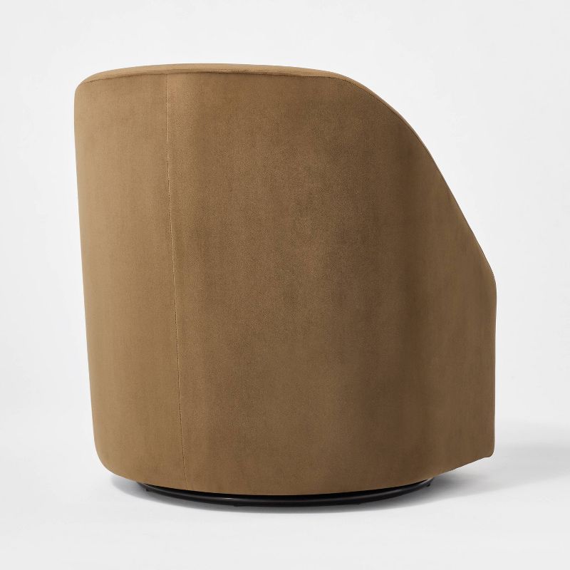 Slope Arm Swivel Chair Velvet - Threshold&#8482; designed with Studio McGee, 5 of 9