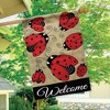 Ladybug Gathering Burlap Spring House Flag Welcome 28" x 40" Briarwood Lane - 4 of 4