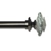 Linen Avenue Glass Square Single and Double Window Curtain Rod Set - 2 of 4