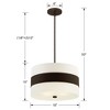Crystorama Lighting Grayson 3 - Light Pendant in  Dark Bronze - 4 of 4