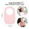 KeaBabies 8pk Organic Baby Bibs for Boy, Baby Drool Bib for Baby Boys and Girls, Newborn Teething Bibs - 2 of 4