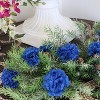 Floral Home 5" Stem Long Royal Blue Carnation Pick - 100-Piece - 2 of 3