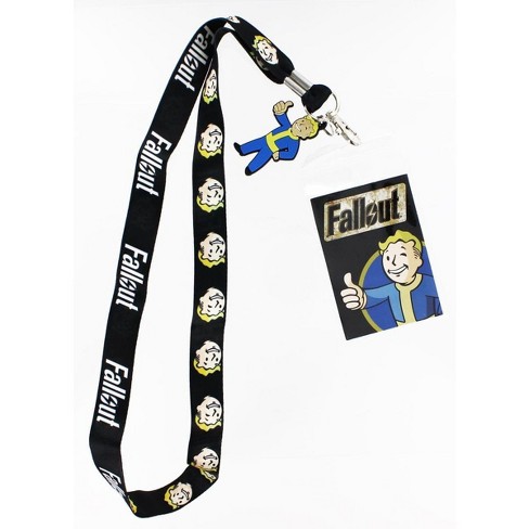Bioworld Fallout Vault Boy Lanyard With Vault Boy Charm - image 1 of 1