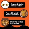 Joyfy 36Pcs Halloween Characters Make a Face Sticker Sheet,Children Crafts Party Favor,Make Your Own Witch Vampire Stickers, Class Activities Reward - 3 of 4