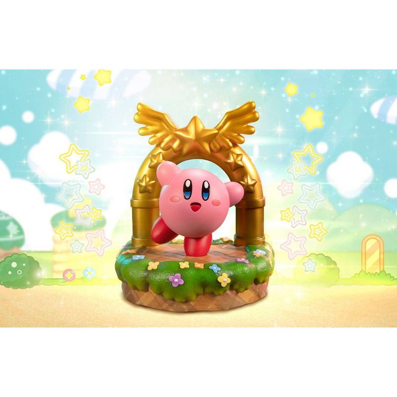 First 4 Figures: Kirby and the Goal Door 9&#34; PVC Statue, 3 of 13