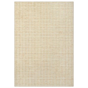 Indoor Modern Checkered Non Slip Living Room Rugs, Washable Soft Ultra Thin Plaid Bedroom Carpet for Home Decor - 1 of 4