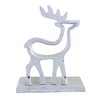6.5 Inch Cast Iron Silver Stocking Holder Mantle Silver Stocking Holders - 2 of 3