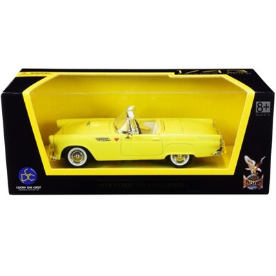 1955 Ford Thunderbird Convertible Yellow 1/43 Diecast Model Car by Road Signature