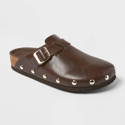 Women's Lee Clog Mule Flat - Universal Thread™ Brown