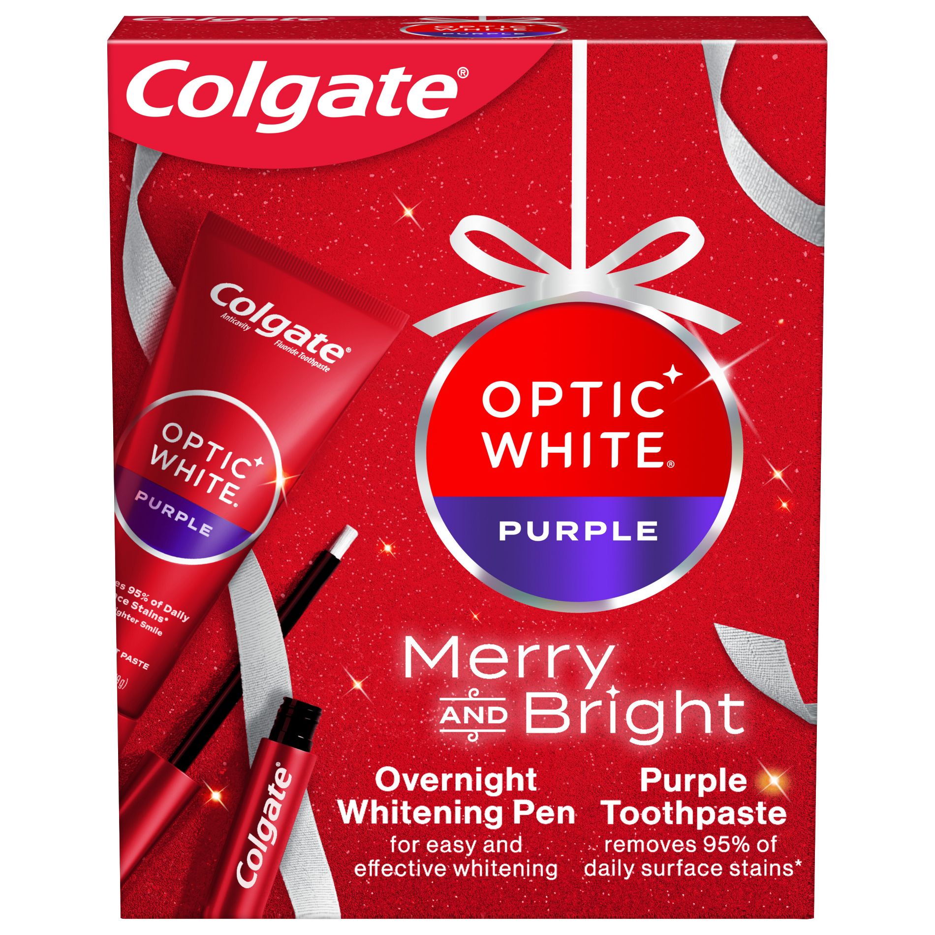 Colgate Optic White Essentials Holiday Gift Set - 2ct
