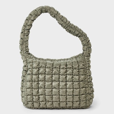 Puffer Hobo Shoulder Bag - Wild Fable™ Green