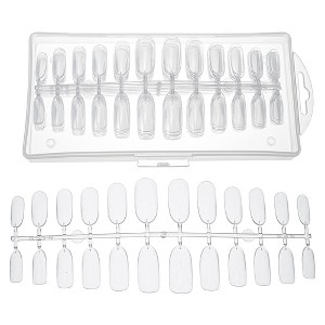 Unique Bargains No Trace Fake Nails 240 Pcs - 1 of 4