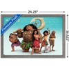 Trends International Disney Moana 2 - Group Framed Wall Poster Prints - 3 of 4